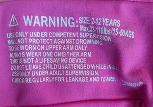 Kids 2-12 years Speedo Arm Float