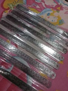 Pack of 12 iron ruler