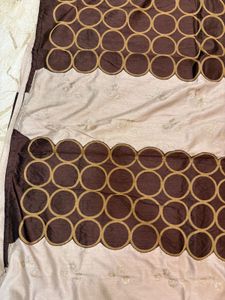 Elegant Brown &amp; Beige Saree