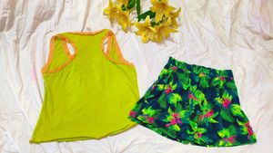 Cute Top &amp; Skirt Set
