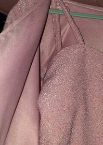 Sparkly Pink Dress with Shrug