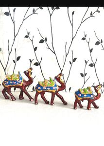 Decorative Camel Figurines Set