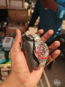 ROLEX RED AND BLACK WATCH