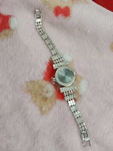 Sparkling Crystal Bangle Watch