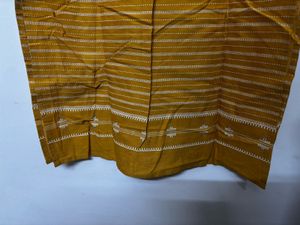 Mustard Yellow Striped Kurta