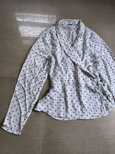 wrap blouse top