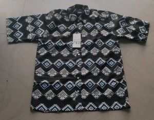 Zara Geometric Print Shirt