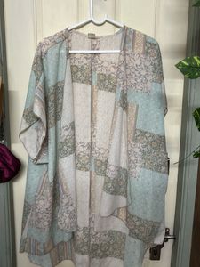 Patchwork Print Lightweight Jacket