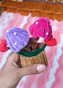 Handmade Pipe Cleaner Flower Pot
