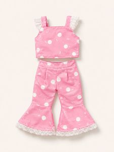 Cute Pink Polka Dot Outfit