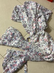 Combo:Beautiful Floral &amp; Bandhani Print dress