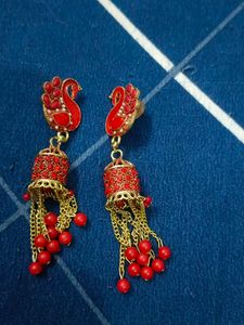 Red New Earrings