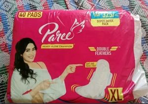 Paree Soft And Rash Free Xl Sanitary Pads 40