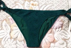 Teal Crochet Bikini Bottom