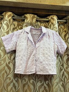 lilac crop top