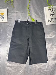 Dickies Black Distressed Hem Shorts