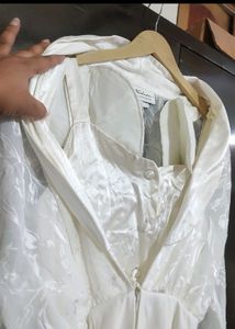 Classy White Blazer Jumpsuit