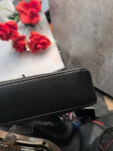 Miraggio Black Maddie Textured Medium Leather