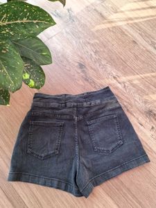 High Waisted Denim Shorts