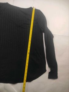 Hollister Ribbed Long Sleeve Top