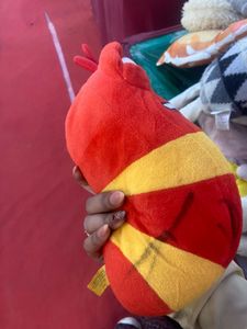 Red &amp; Yellow Larva Plush Toy