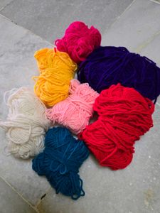 Assorted Yarn Skeins for Crafts