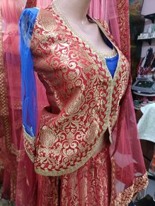 lehenga choli dupatta and jacket