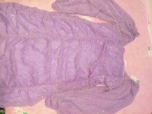 Lilac Floral Mini Dress