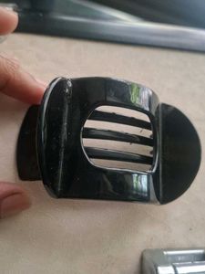 Black Plastic Hair Clip