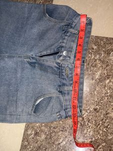 Women's Ripped Blue Denim Jeans