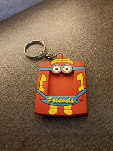 Photo Frame Rubber Keychain
