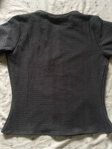 Off Duty Textured Button-Up Cardigan