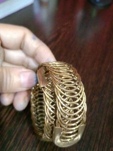 Gold Tone Multi-Strand Bracelet