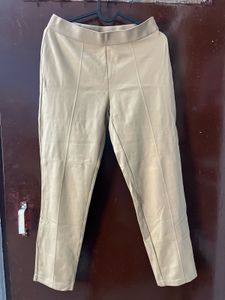 Stylish Beige Cropped Pants