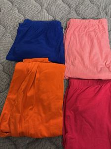 Bundle of 4 Colorful Leggings
