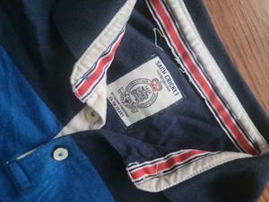 Striped Polo T-Shirt by Sachin Tendulkar cricket