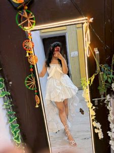 beautiful Mini Dress with tail or without tai
