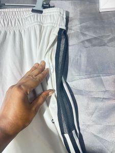 Adidas White Track Pants