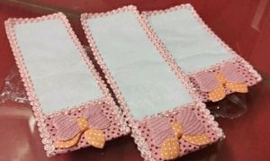 "Stylish Indian Cotton Remote Cover Combo: Set of 3 - Solid Pattern"