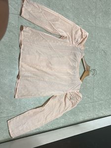 Chikankari Peach Top