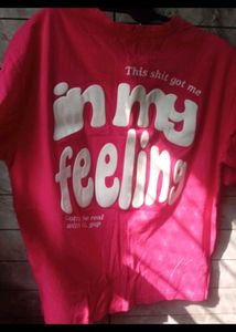 Cotton Tshirts Combo pink and black