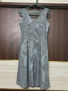 Silver Patterned Dress