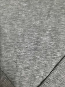 Grey Mock Neck Long Sleeve Top