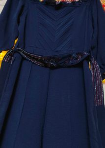 Elegant Navy Blue off shoulder jumpsuit