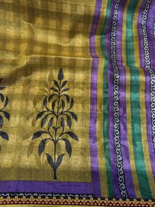 Elegant Printed Cotton Saree