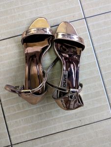 Golden Heels From Olive Size 37