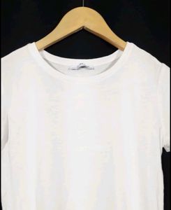 Classic White Crew Neck T-Shirt