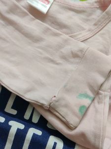 Baby Hug Full Sleeves T Shirt For Girls 2-3yrs