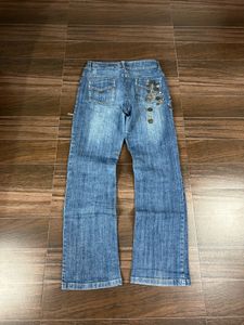 Embellished Blue Denim Jeans
