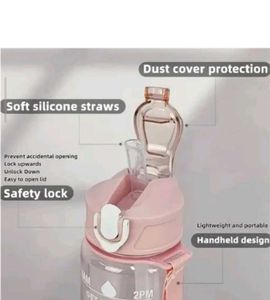 169.Pink water bottle 900ml